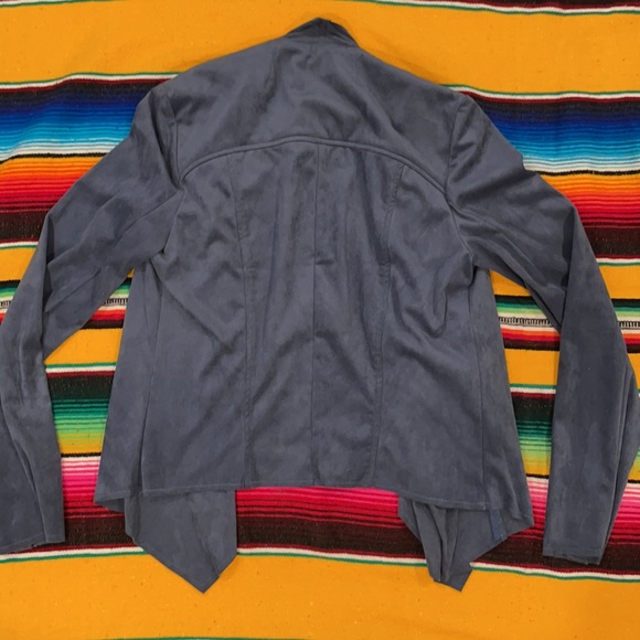 KUT from the Kloth Suede Drape Jacket - Picture 5 of 5